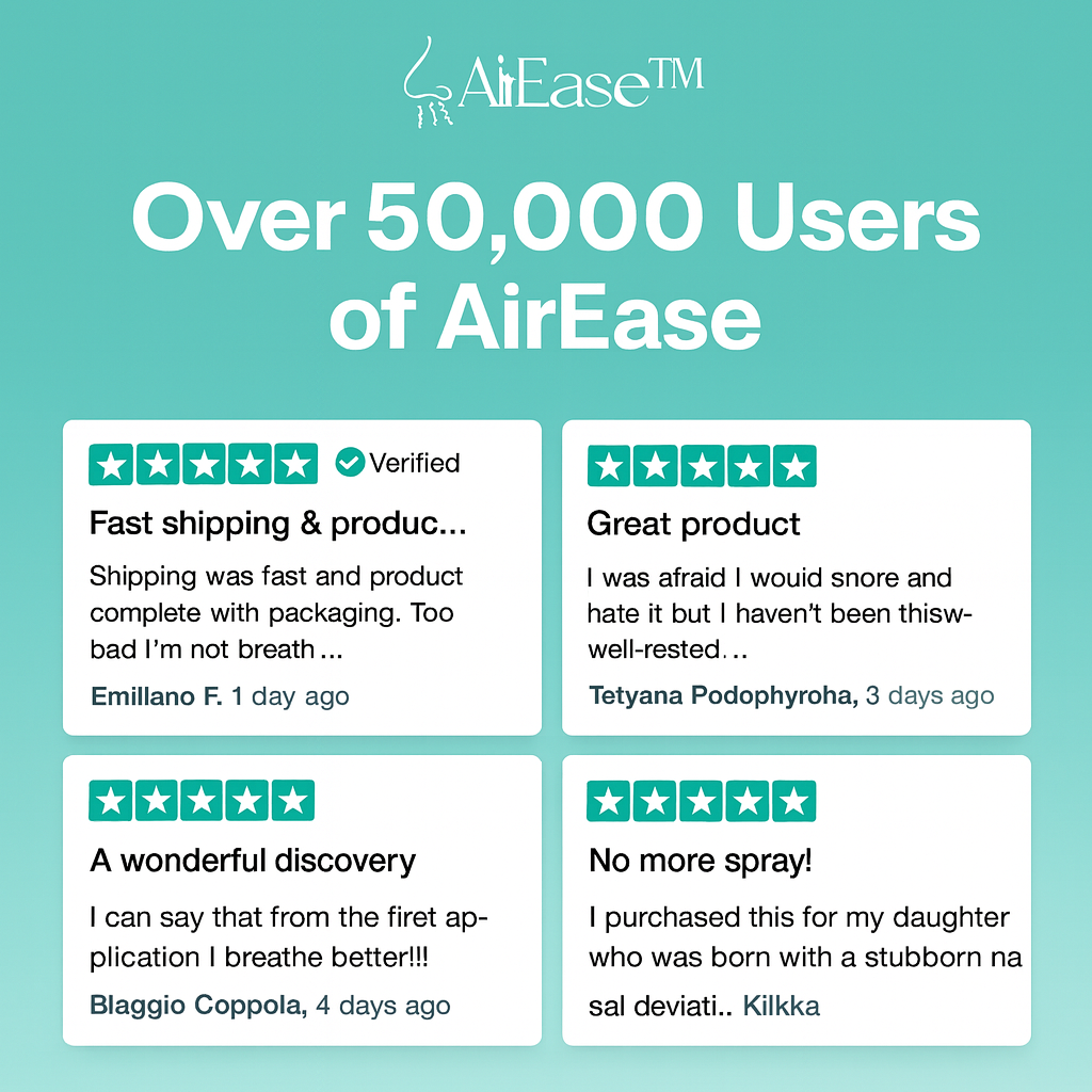 AirEase™ Nasal Breathing Dilator – Starter Kit